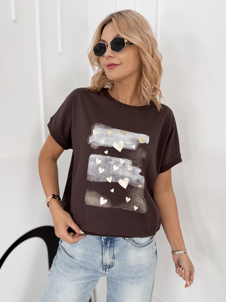 БЛУЗКА ПРОКСИМА ТЪМНОКАФЯВ