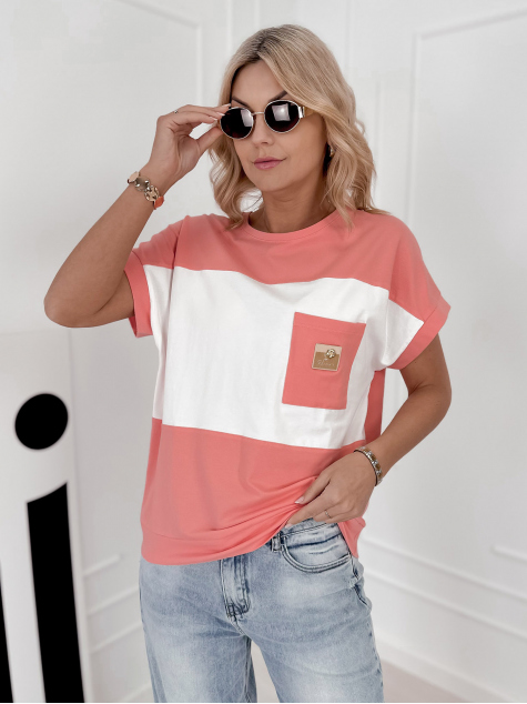 BLUSE PIRX KORALLEN
