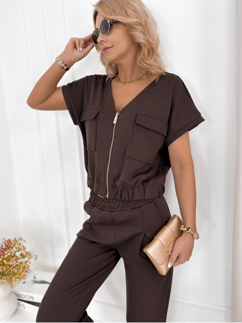 ENSEMBLE EMMA BRUN FONCÉ