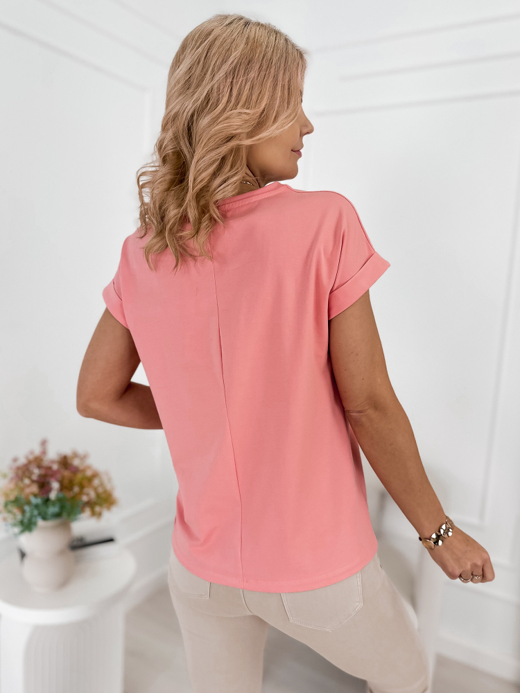 BLUSE ABILENE KORAL