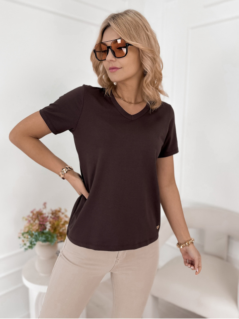 BLOUSE SERENITY BRUN FONCÉ