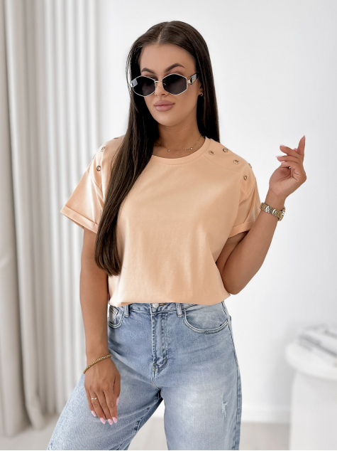 BLUSE MURPHY PFIRSICHFARBENE