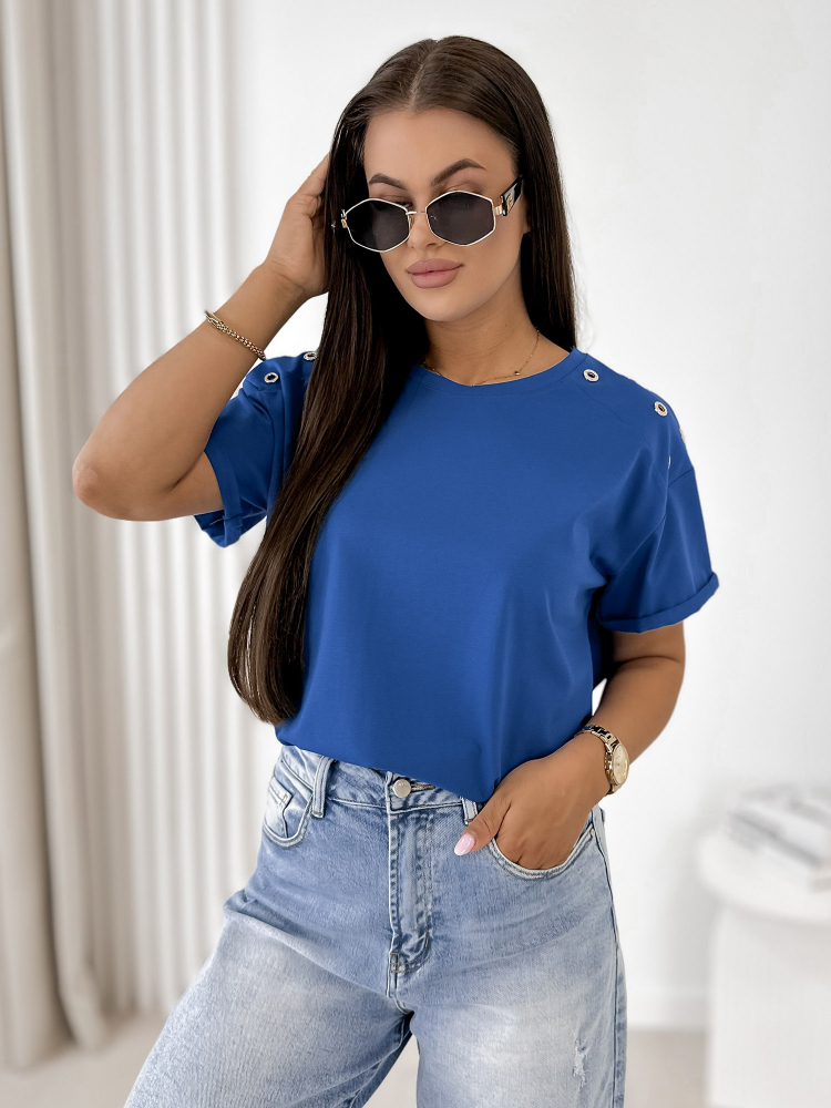 BLOUSE MURPHY BLEUET