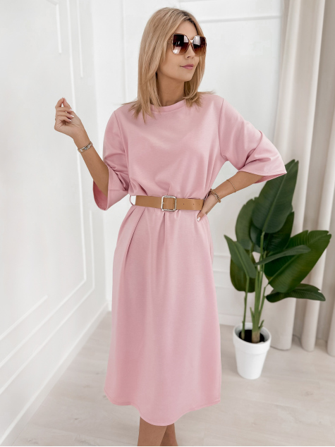 KLEID VARDA PUDERROSA