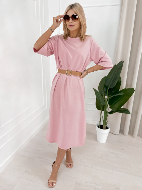 SUKNELĖ VARDA RAUSVA PUDRA