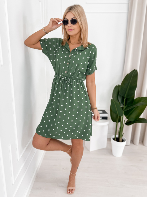 KLEID VALERIA KHAKI