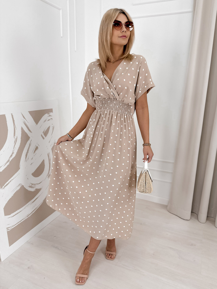 KLEID ALEJANDRO BEIGE