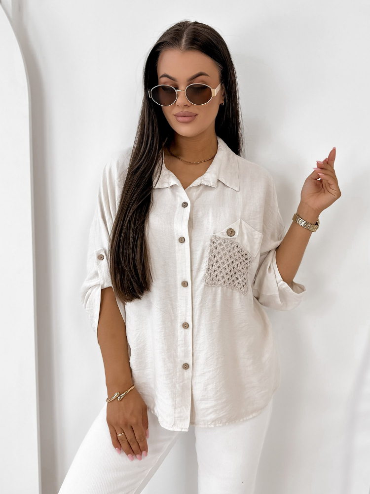 HEMD TOMASSO BEIGE