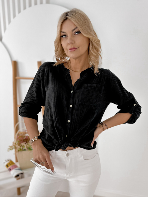 KOŠILE YANNE ČERNÁ