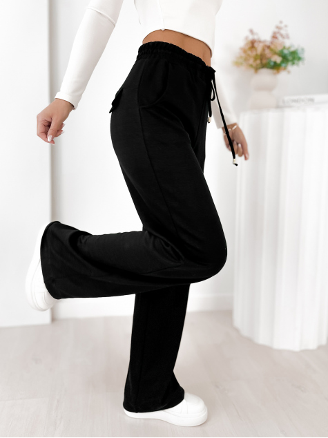 PANTALONI PALAZZO NEGRU