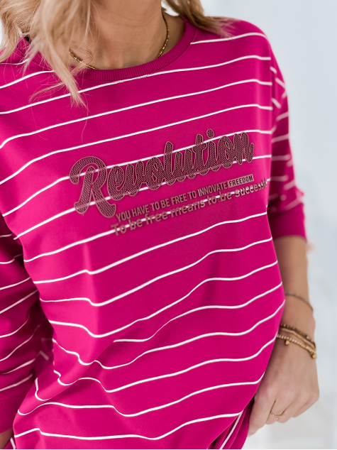 BLUZA SAUNIERE ROZ