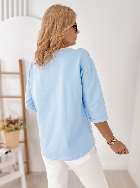 BLUSE CAPELLA BLAU