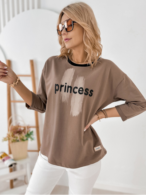 BLOUSE CAPELLA BRUN