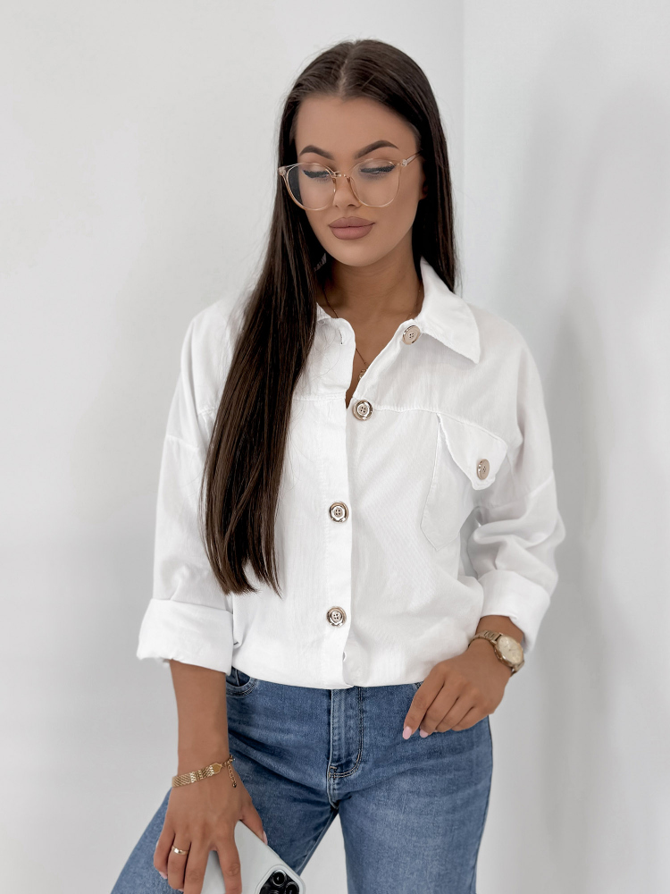 JACKET CORDUROY GERALDINE WHITE