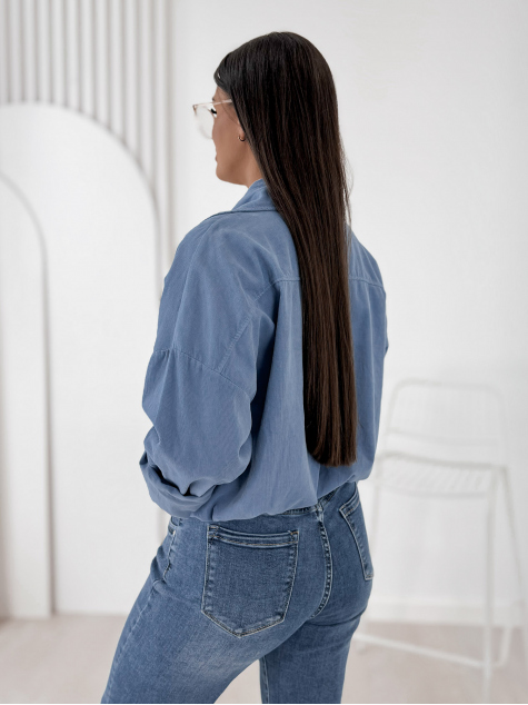 JACKET CORDUROY GERALDINE BLUE
