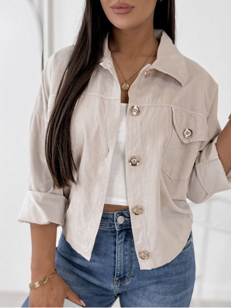JACKET CORDUROY GERALDINE BEIGE