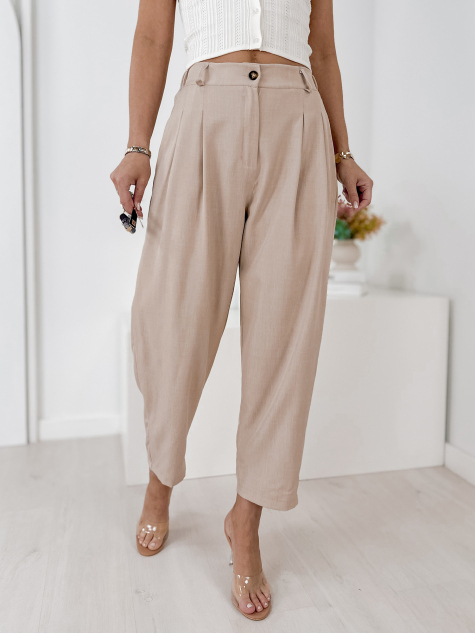 PANTALONI VASARI BEJ