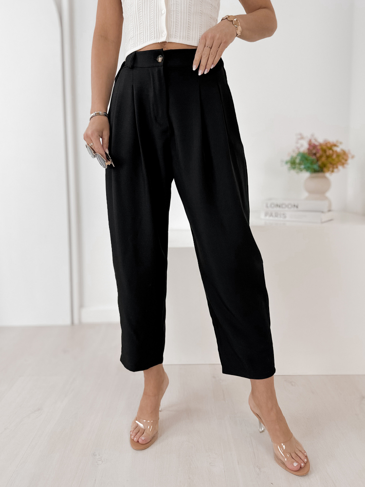 PANTALONI VASARI NEGRU