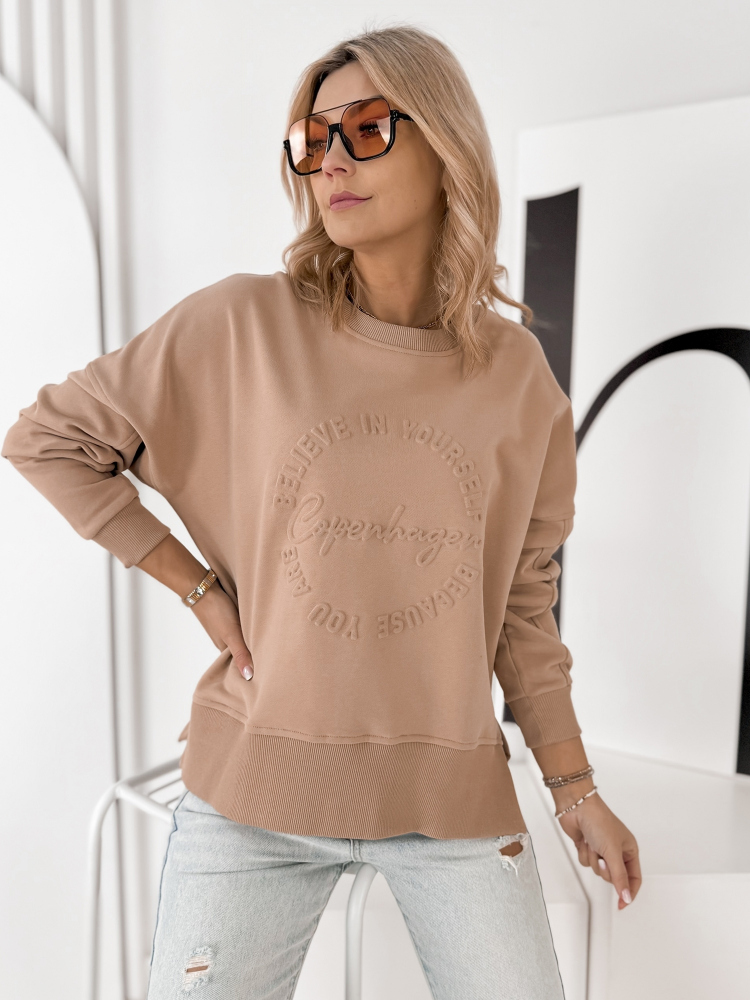 SWEATSHIRT COPENHAGEN CARAMEL