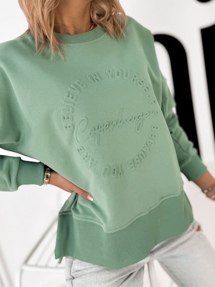 SWEATSHIRT COPENHAGEN PISTACHIO
