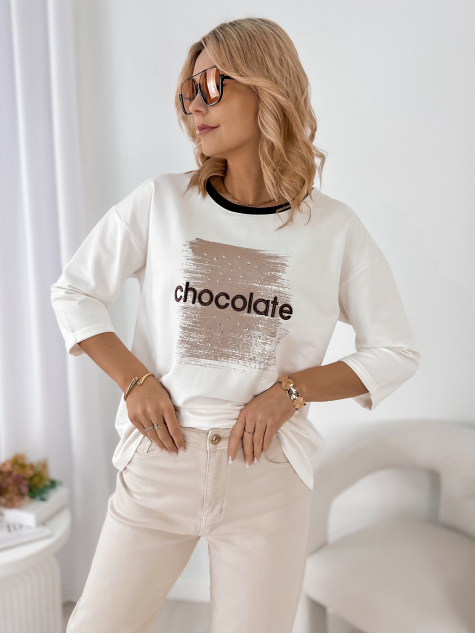 BLUSE BECKER ECRU