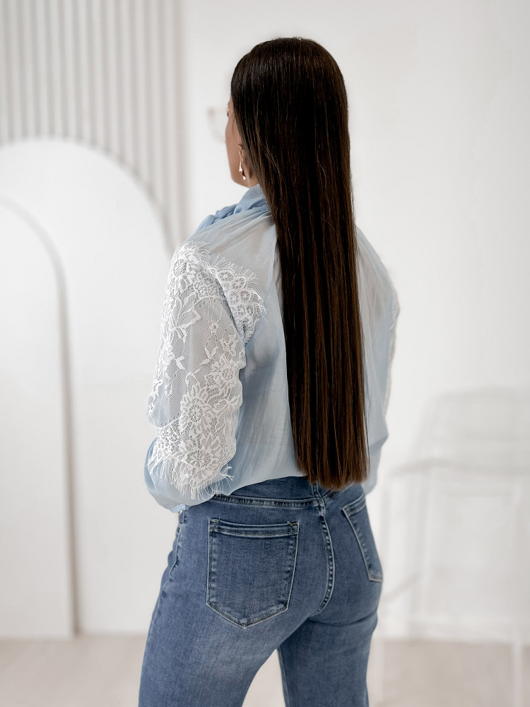 BLUSE RELIKT BLAU