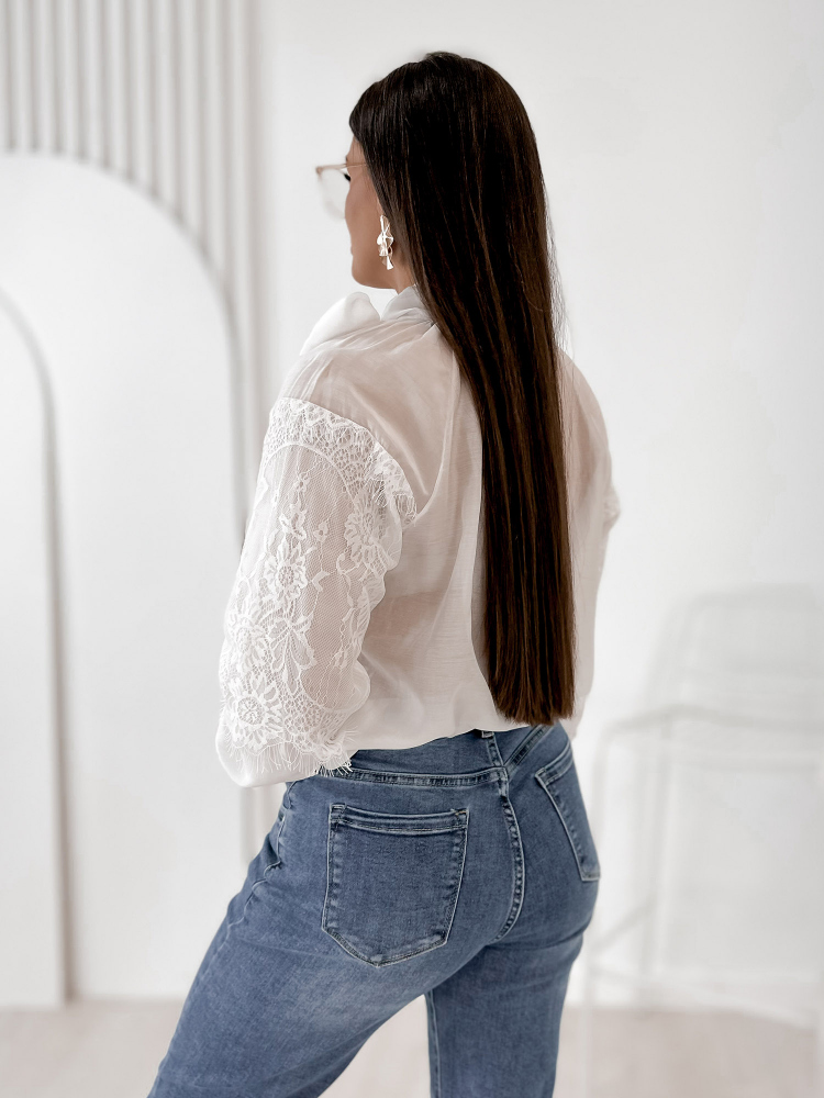 BLUSE RELICTA WEISS