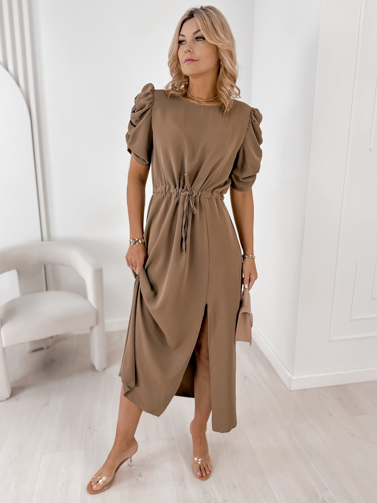 ROBE DRIVIA OLIVE FONCÉ
