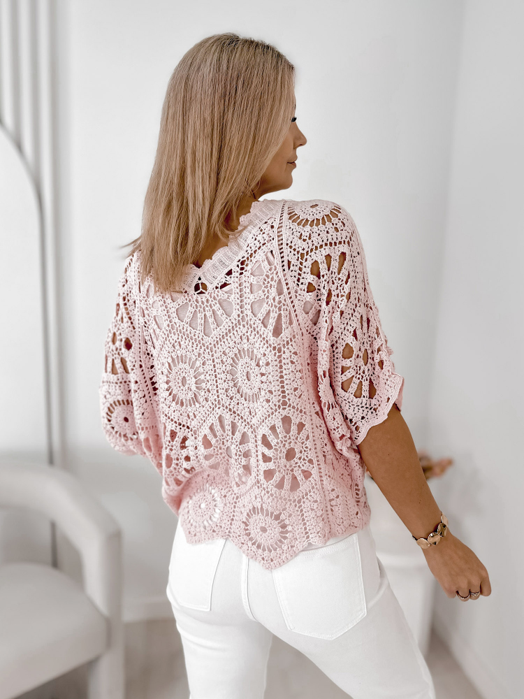 BLOUSE ACARIO ROSE POUDRE