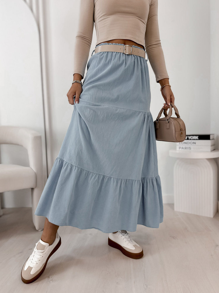 SKIRT CORDUROY YOSELLE BLUE
