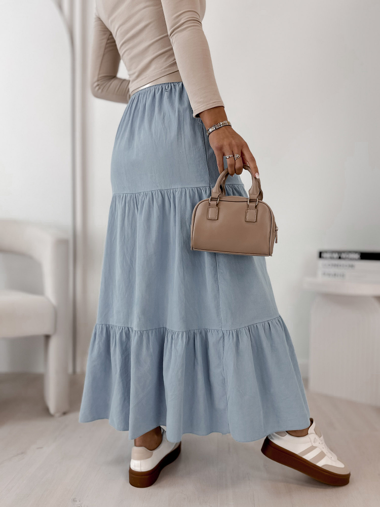 FUSTA CORDUROY YOSELLE ALBASTRU