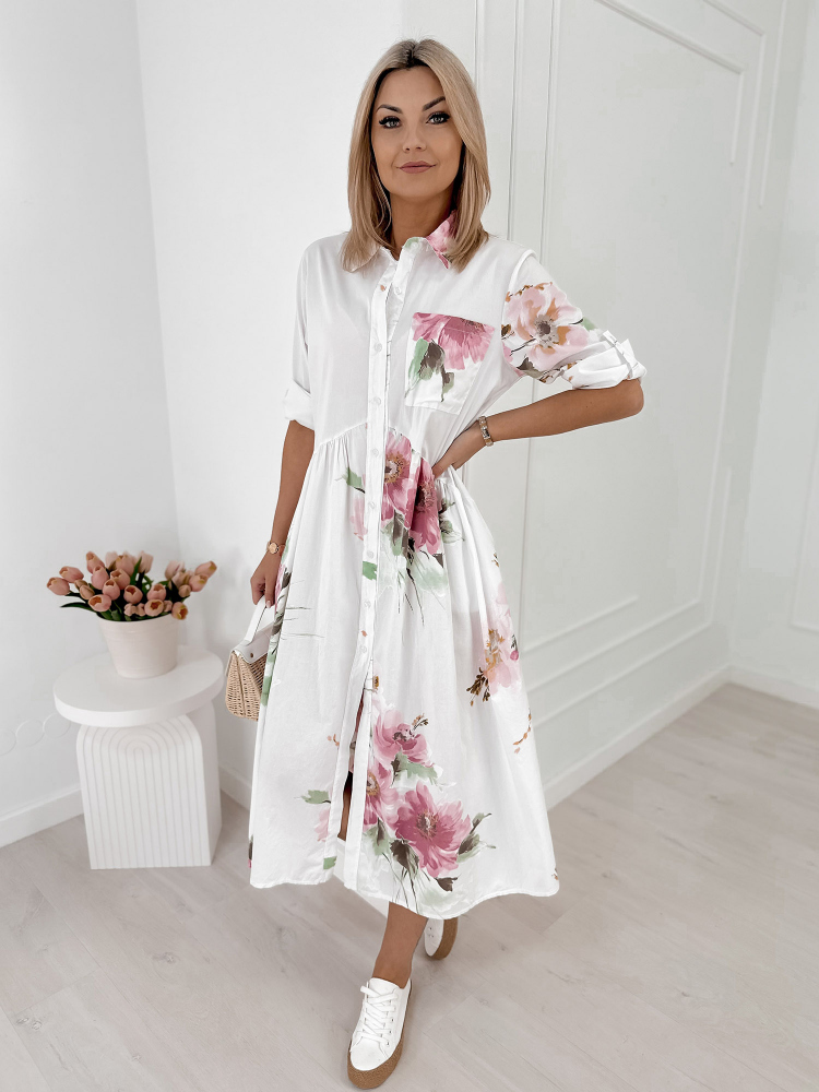 ROBE MURRAY BLANC