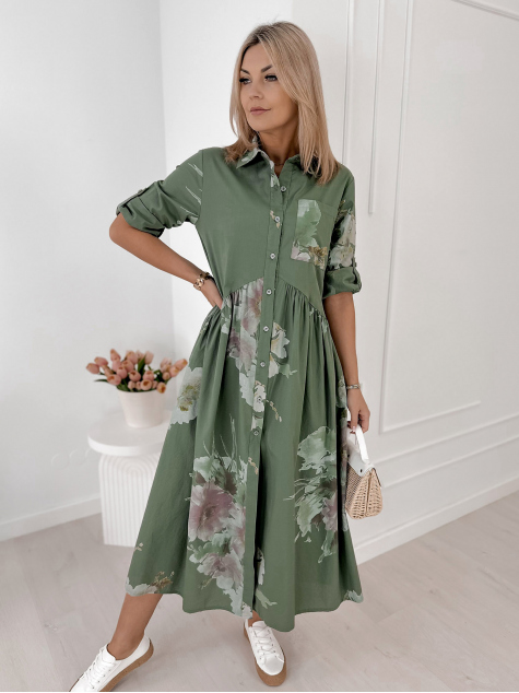 DRESS MURRAY KHAKI