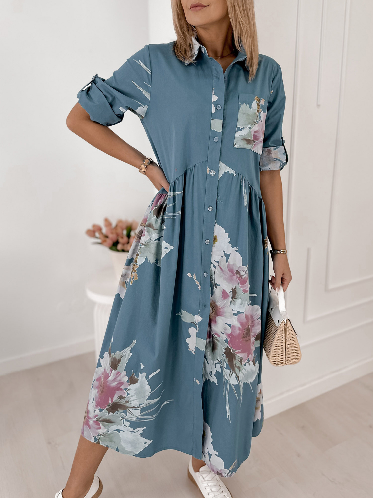 KLEID MURRAY BLAU