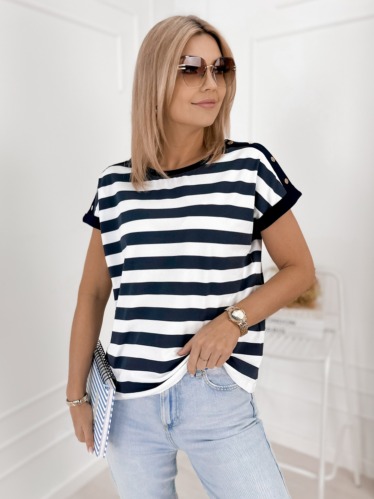 BLUZA SEMYON ALBASTRU MARIN