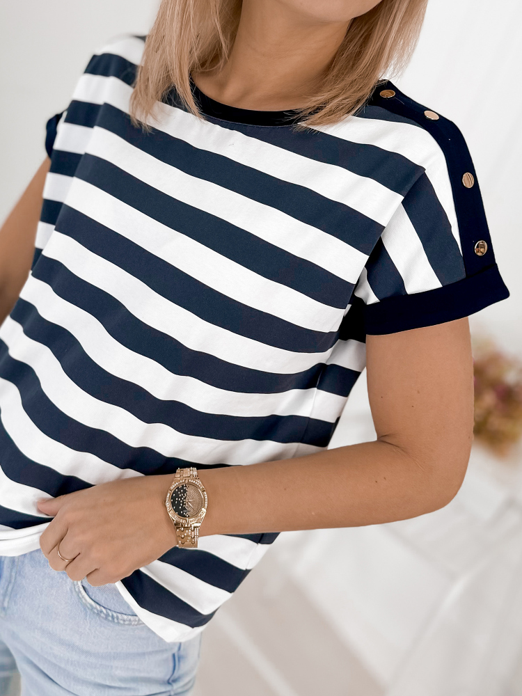 BLOUSE SEMYON NAVY BLUE