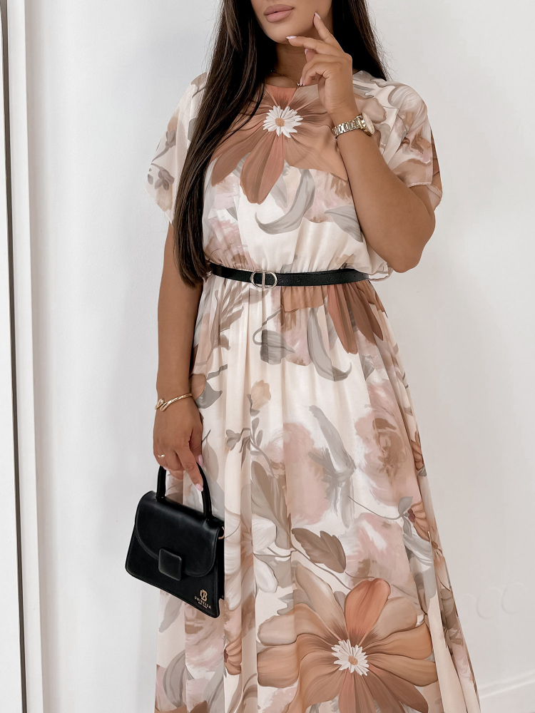KLEID CLUBS BEIGE