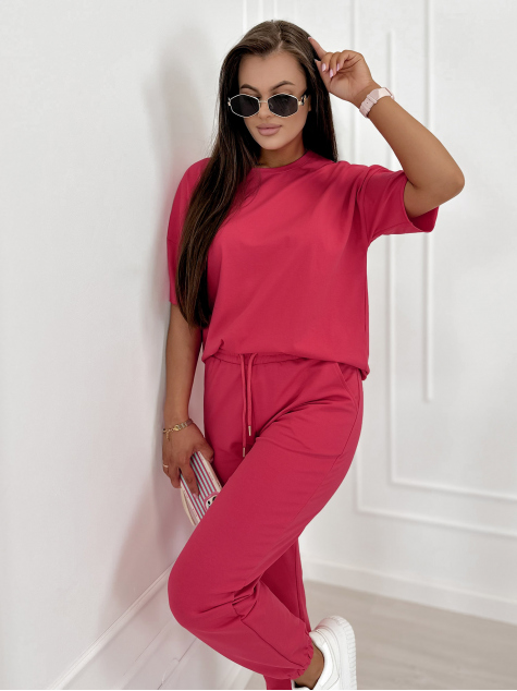 SET DRESS SOVOY RASPBERRY