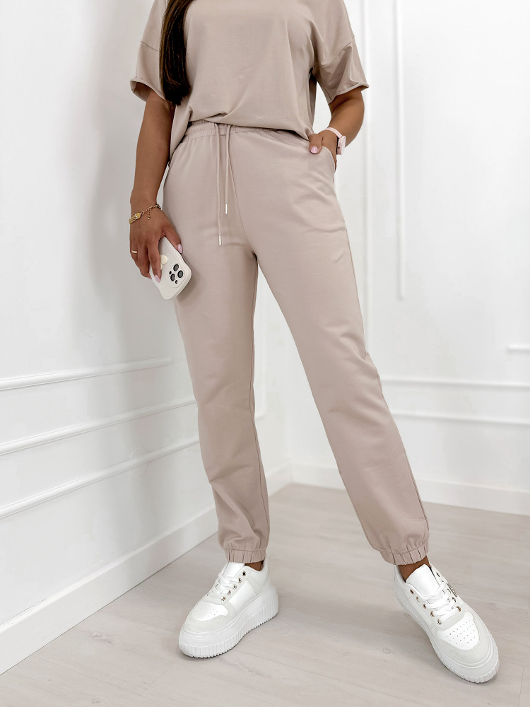 KOMPLET ŠATY SOVOY DRESS BÉŽOVÝ