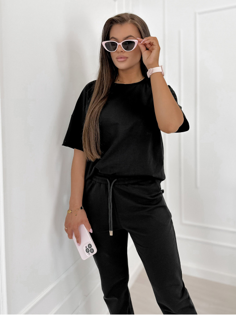 SET SOVOY KLEID SCHWARZ