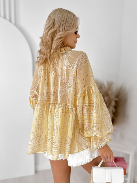 BLOUSE DENAISE JAUNE