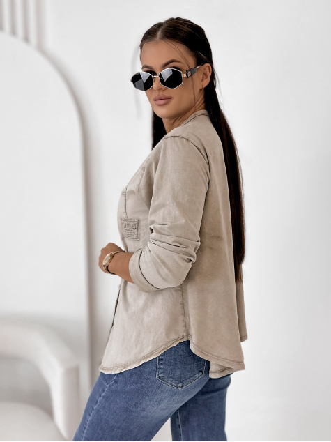 SHIRT TARYN DARK BEIGE