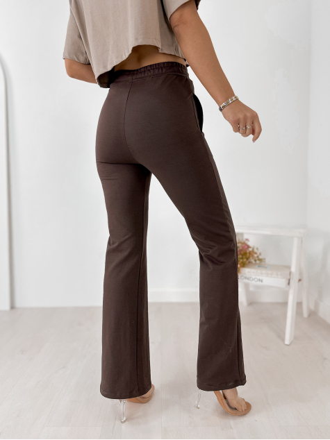 PANTS PETRA DARK BROWN