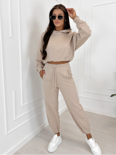 ENSEMBLE ROBE KETRY BEIGE FONCÉ