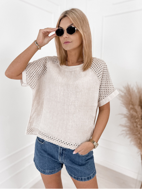 BLUSE ELIAS BEIGE