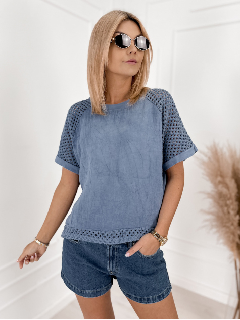 BLUZA ELIAS ALBASTRU