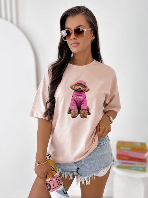 BLUZA LETIE ROZ PUDRAT