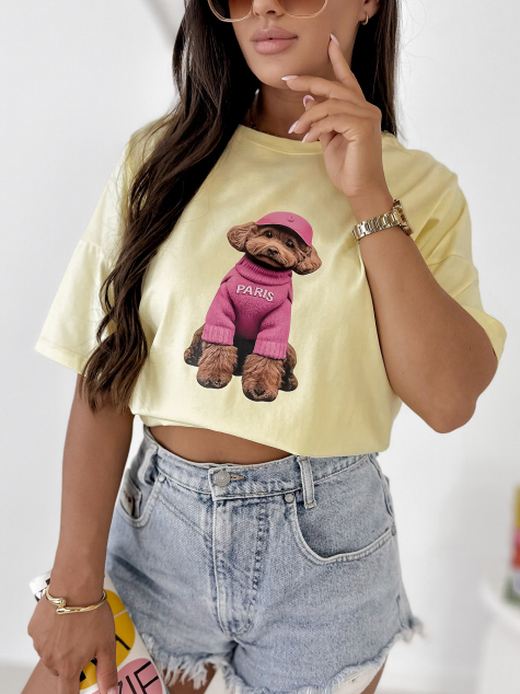BLUZA LETIE GALBENA