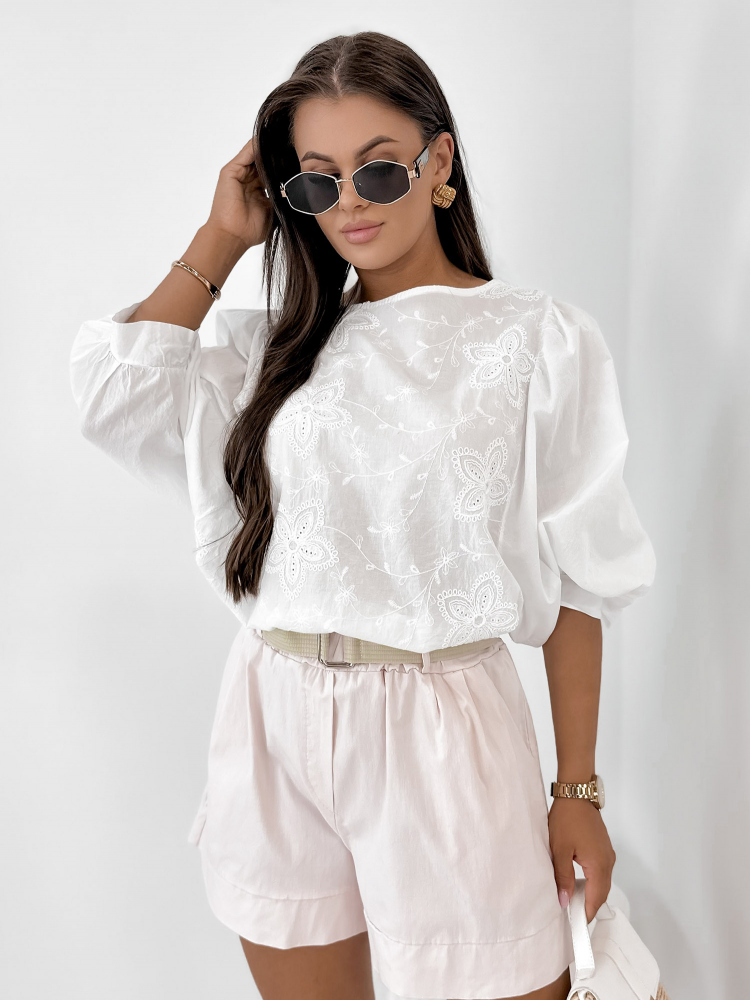 BLOUSE ETILE BLANC