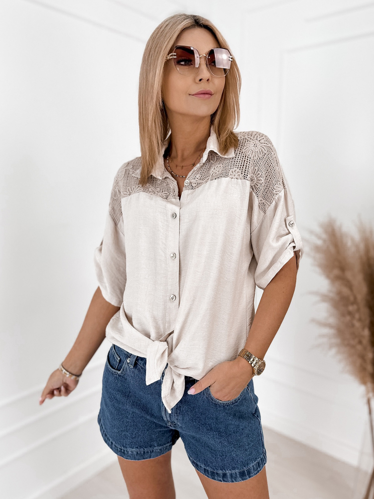 CHEMISE BRIGAN BEIGE